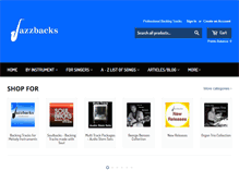 Tablet Screenshot of jazzbacks.com
